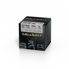 AMUNICJA .223 Rem S&B 4,5g 69gr FMJ UN0012 1.4s OP. 100szt-S&B