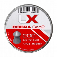 Śrut diabolo UMAREX Cobra gen 2. 5,5 mm 200 szt. OSTRY-Umarex