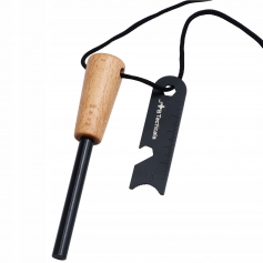 Krzesiwo magnezowe (amerykańskie) JB Tacticals Krzesiwo z drewnianą rączką-JB Tacticals