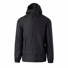 Kurtka przeciwdeszczowa z kapturem Anorak Helikon-Tex Levanter r. M Black-Helikon-Tex®