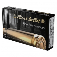 AMUNICJA .223 REM S&B SP 3,6G/55GR OPAKOWANIE 20 SZTUK-S&B