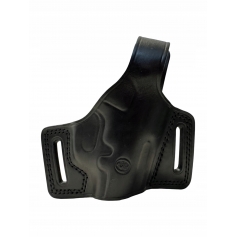 Kabura ze skóry profesjonalna motyl krótki zapięty do BERETTA 92FS CZARNY-Kajman