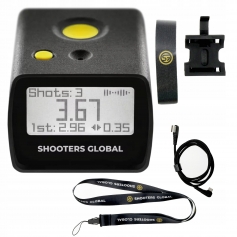 Timer strzelecki Shooters Global Shot Timer Go quick release + Pocket Clip-SHOOTERS GLOBAL
