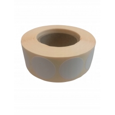 Zaklejki do przestrzelin 25 mm 1000szt BIAŁE do tarcz-NEOFLEX