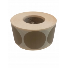 Zaklejki strzeleckie do tarcz brązowe 40 mm 1000 sztuk-NEOFLEX