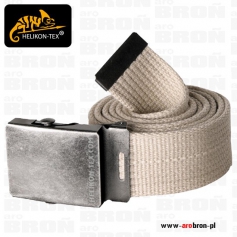 Pasek do spodni Helikon CANVAS khaki PS-CAN-CO-13 - beżowy pas 100% Cotton klamra metalowa-Helikon-Tex®