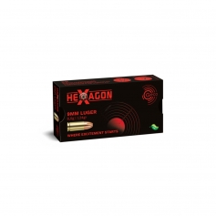 Amunicja 9mm LUGER HEXAGON GECO 8g - opakowanie 50szt.-Geco
