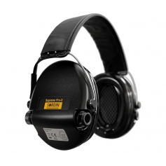 Aktywne Ochronniki słuchu Sordin Supreme Pro-X czarny Żelowe wkładki-SORDIN