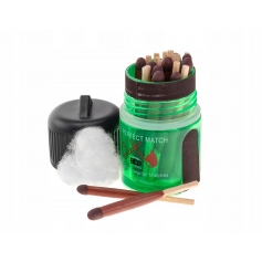 Zapałki sztormowe BCB 25 szt survivalowe harcerskie + pojemnik wodoodporny-BCB