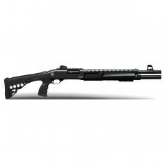 BROŃ STRZELBA HUGLU ATROX TACTIC PLUS PUMP-ACTION kal. 12/76 BLACK-HUGLU