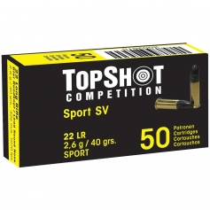AMUNICJA .22LR TOPSHOT COPMETITION (S&B) BLACK EDITION 40gr/2,6G op. 50 szt.-S&B