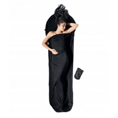 Wkładka do śpiwora COCOON MummyLiner Merino Wool – wełna merino black-Cocoon