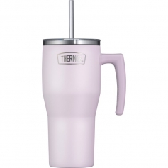 Kubek termiczny ze słomką i uchwytem Thermos Refreshing 850ml lawendowy mat-Thermos