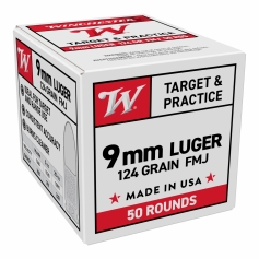 AMUNICJA 9mm PARA WINCHESTER 124gr 8g FMJ opk.50szt-WINCHESTER