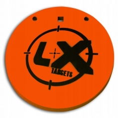 Gong strzelecki okrągły 250 mm Hardox 500 | Tarcza stalowa 10 mm-LX TARGETS