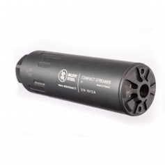 Tłumik Silent Steel Flow Compact Streamer Steel 7.62 - Armor Black-SILENT STEEL
