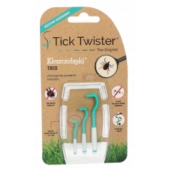 Kleszczołapki Tick Twister Trio 3 szt. przyrząd do usuwania kleszczy-Tick Twister