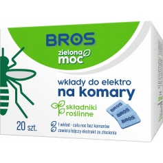 Wkłady Bros Zielona Moc do elektro na komary 20 szt.-Bros