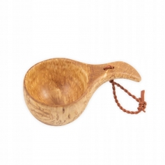 Casström Kuksa z Brzozy Kędzierzawej Tradycyjny Kubek Drewniany 100 ml-Casstrom