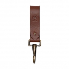 Casström skórzany uchwyt do pasa Gear Hook, koniakowy, 15 cm-Casstrom
