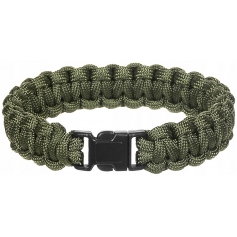 Bransoleta survivalowa Paracord MFH, 19 mm, zielona, wytrzymała rozmiar L-MFH