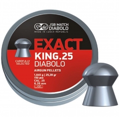 Śrut do wiatrówki JSB Exact King diabolo 6,35 mm 150 szt.-JSB