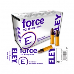 AMUNICJA 22LR 2,7g/42gr ELEY FORCE op.50-ELEY