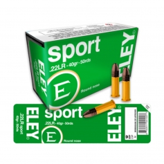 AMUNICJA 22LR 2,46g/38gr ELEY SPORT op.50 szt.-ELEY