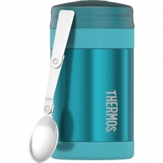 Termos obiadowy z łyżką dla dzieci Thermos Funtainer 470 ml turkusowy-Thermos
