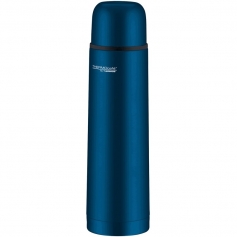 TERMOS TURYSTYCZNY THERMOcafé 500 ML NIEBIESKI STALOWY Z KUBKIEM-Thermos