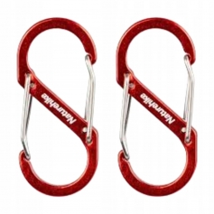 Karabinki Naturehike S-Type NH20GS004 czerwone 2 sztuki-Naturehike