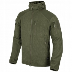 Bluza polarowa Helikon-Tex ALPHA HOODIE z kapturem - Oliwka XL-Helikon-Tex®