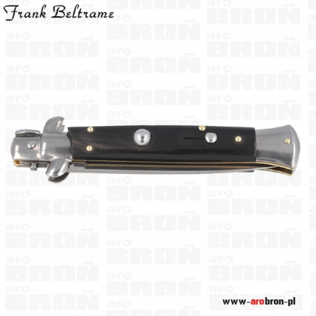 Nóż sprężynowy składany Frank Beltrame Stiletto Horn Dagger FB 23/58 - ostrze 98 mm, stal nierdzewna-Frank Beltrame