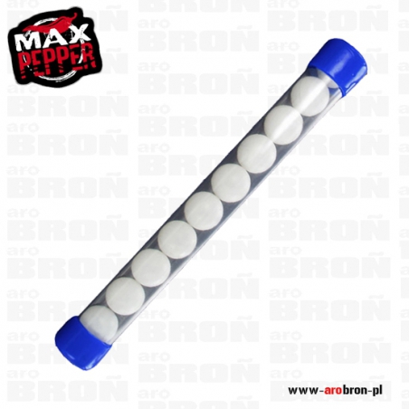Kule nylonowe Maxpepper kaliber .68 - 10 szt., kolor czarny-Maxpepper