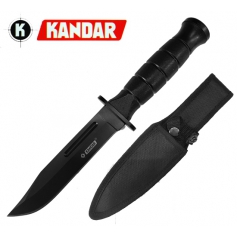 Nóż stały Kandar N47 + kabura - survival, stal nierdzewna, finka, outdoor
