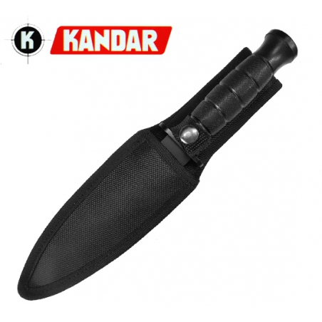 Nóż stały Kandar N47 + kabura - survival, stal nierdzewna, finka, outdoor-KANDAR
