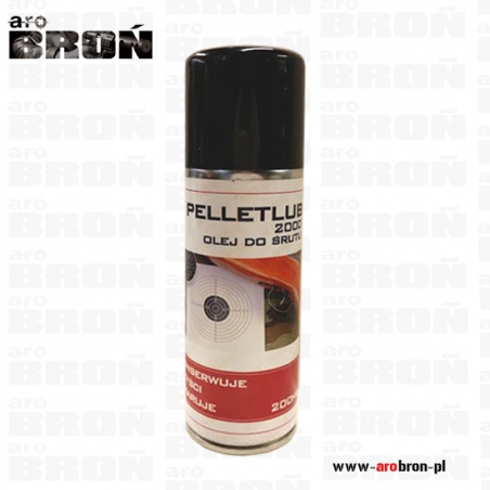 Olej Pelletlub 2000 spray do śrutu 200 ml - zwiększa prędkość śrutu, konserwuję lufę-Aro Broń