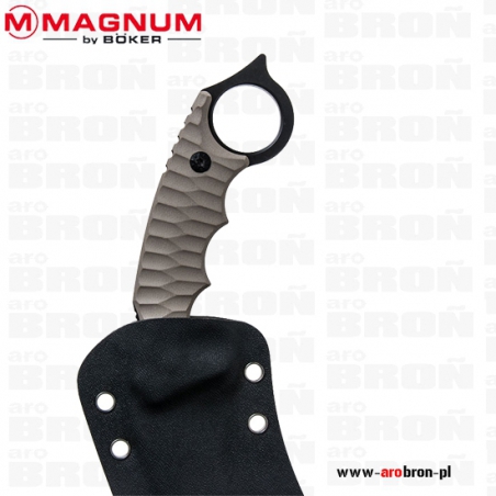Nóż stały Boker Magnum Spike Karambit 02SC028 - full tang, stal 440A, okładziny laminat G10-BOKER