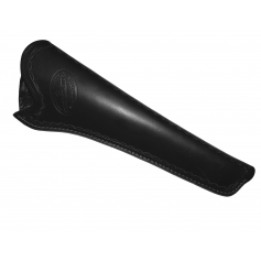 Kabura skórzana AH rewolwer CP 8'' CZARNA otwarta--