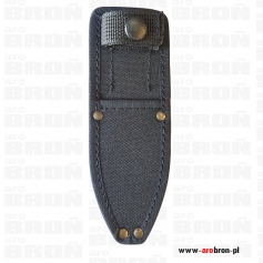 Pochwa na nóż OSA - pokrowiec czarny, klips, zaczep na pas, cordura--