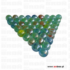 Kule kulki szklane do procy 16mm 50 szt. - zielone--