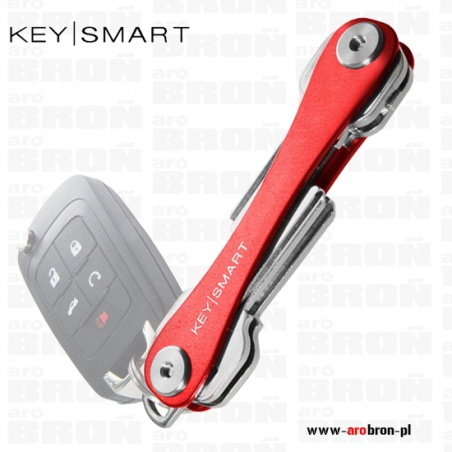 KeySmart organizer do kluczy Extended - czerwony-KeySmart