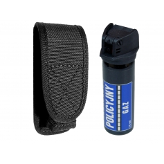 Gaz pieprzowy POLICYJNY strumień żel 75ml + KABURA--