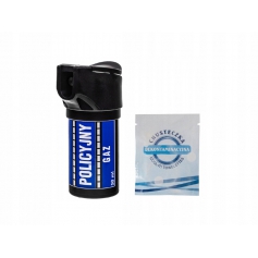 Gaz pieprzowy POLICYJNY strumień 50ml + chusteczka--