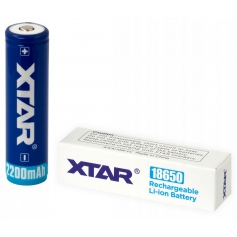Akumulator Xtar 18650 3,7V Li-ion 2200mAh--