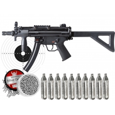 Wiatrówka H&K MP5 4,5 BLOW BACK zestaw-Umarex