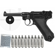 Wiatrówka pistolet UMAREX Legends P.08 4,5 ZESTAW-Umarex