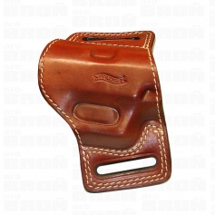 Kabura ze skóry brązowej do Walther'a P99 motyl krótki otwarty--