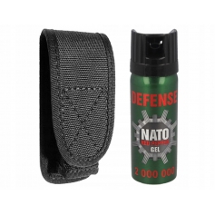 Gaz pieprzowy NATO Gel CONE 50ml + KABURA--