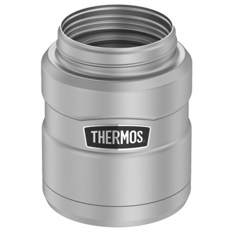 Termos obiadowy Thermos King 470ml z łyżką stalowy- nakrętka naczynie, ciepło 9h lub zimno 14h-Thermos